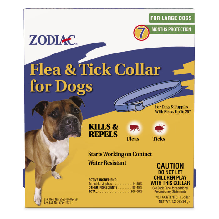 Zodiac Flea and Tick Collar for Dogs 1ea/Large