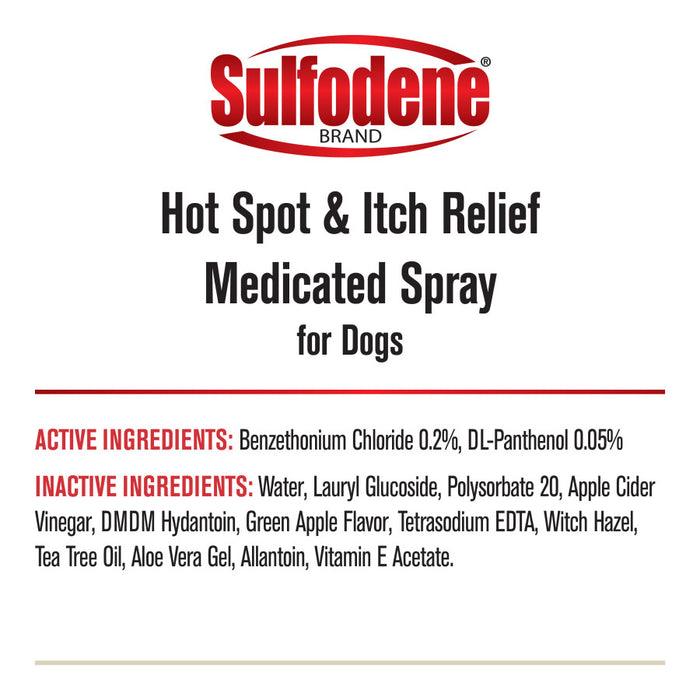 Sulfodene Hot Spot & Itch Relief Medicated Spray for Dog 1ea/8 oz