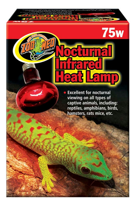 Zoo Med Nocturnal Infrared Heat Lamp 1ea/75 W
