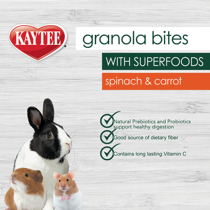 Kaytee Granola Bites with Superfoods Spinach and Carrot, 1ea/4.5 oz