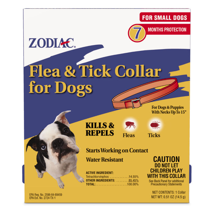 Zodiac Flea and Tick Collar for Dogs 1ea/SMall