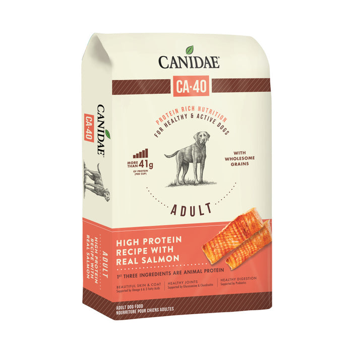 CANIDAE CA-40 High Protein Dry Dog Food Real Salmon, 1ea/25 lb