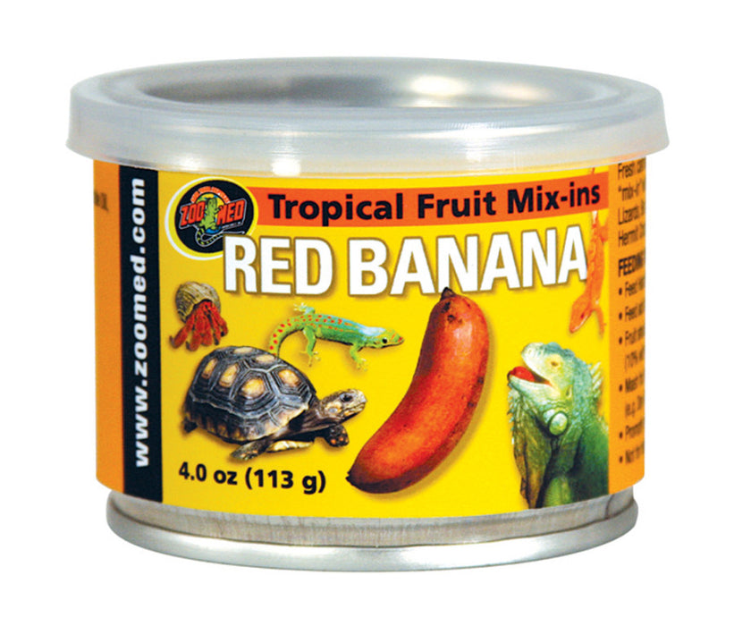 Zoo Med Fruit Mix-Ins Red Banana Reptile Wet Food 1ea/4 oz