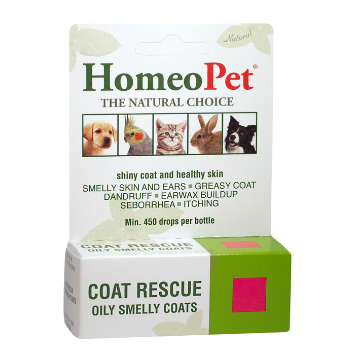 HomeoPet Coat Rescue Oily Smelly Coats 1ea/15 ml