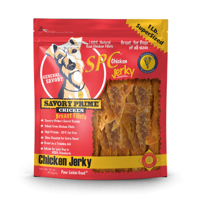 Savory Prime SPC Jerky Treats Chicken, 1ea/16 oz