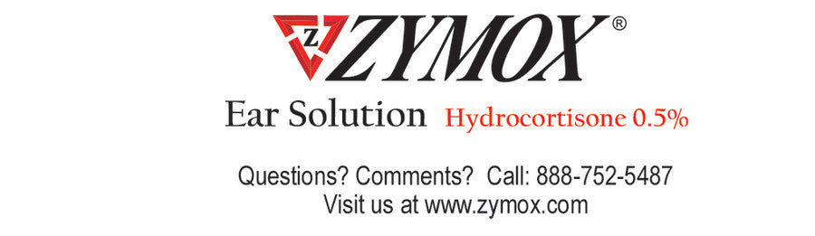 Zymox Ear Solution with .5% hydrocortisone 1.25oz bottle 1ea/1.25 fl oz