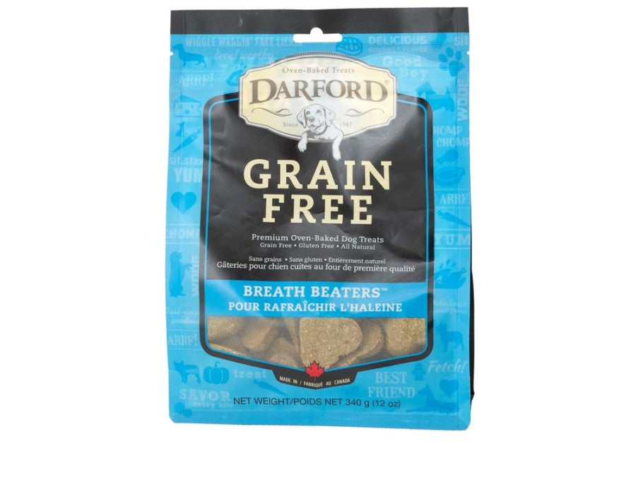 Darford Grain Free Dog Biscuits Breath Beaters Regular, Breath Beaters, 1ea/12 oz