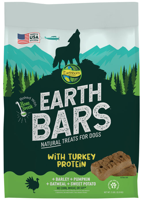 Earthborn Holistic EarthBars Dog Biscuits Turkey, 1ea/2 lb, MD