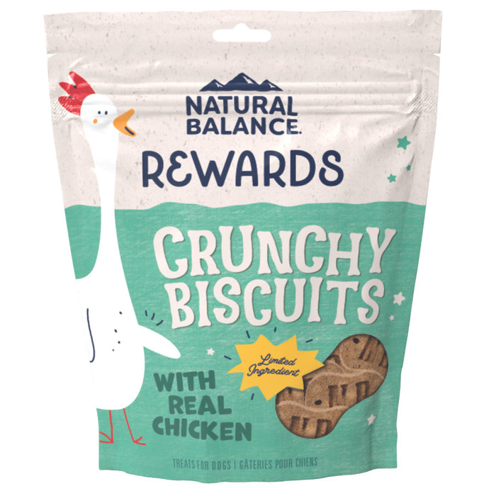 Natural Balance Pet Foods Rewards Crunchy Biscuits Dog Treats Chicken, 1ea/28 oz