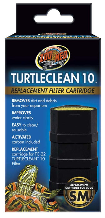 Zoo Med TurtleClean 10 Replacement Filter Cartridge 1ea/SM