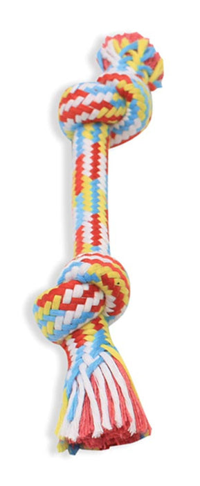 Mammoth Pet Products Braidys Rope Bone Dog Toy Assorted, 1ea/9 in, SM