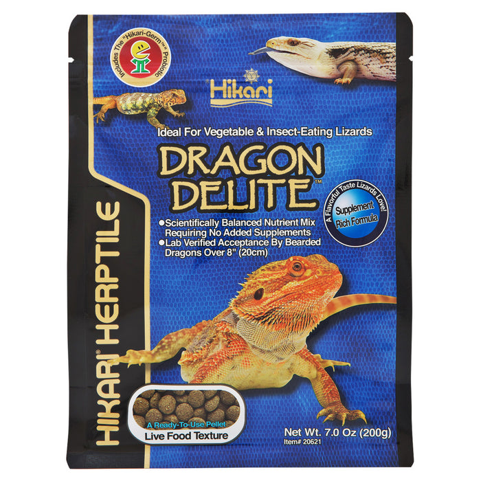 Hikari USA Herptile Dragon Delite™ Dry Reptile Food 1ea/7 oz