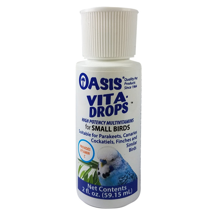 Oasis Vita Drops Multivitamin Supplement for Small Birds 1ea/2 fl oz