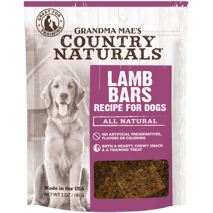 Grandma Mae's Country Naturals Grain Free Lamb Bars Dog Treats 1ea/5 oz