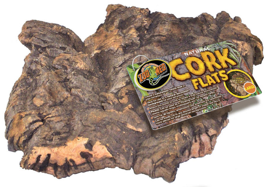 Zoo Med Natural Cork Flats Background Brown, 1ea/MD
