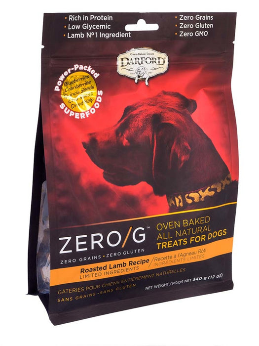 Darford Zero/G MINIS Oven Baked Dog Treats Roasted Lamb Recipe Regular, Roasted Lamb Recipe, 1ea/12 oz