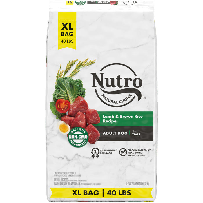 Nutro Products Natural Choice Adult Dry Dog Food Lamb & Brown Rice, 1ea/40 lb