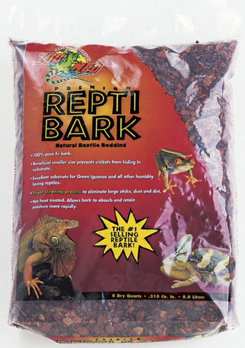 Zoo Med Premium ReptiBark Bedding Substrate Brown, 1ea/8 qt