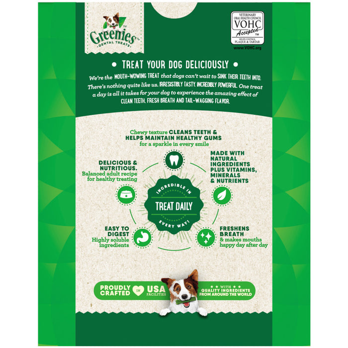 Greenies Dog Dental Treats Original, 1ea/27 oz, 27 ct, Regular