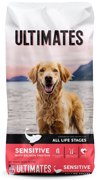 Ultimates Sensitive Dry Dog Food Salmon, 1ea/28 lb