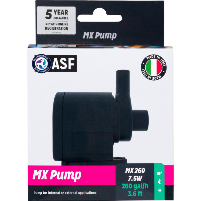 ASF MX Pump 7.5watt, 1ea/260 GPH
