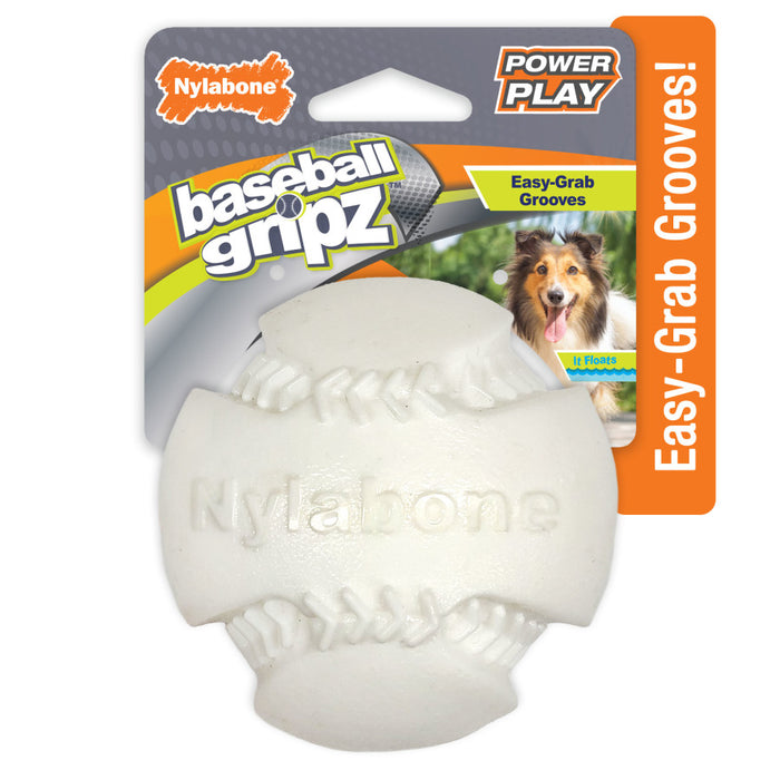 Nylabone Power Play Dog Baseball Gripz 1ea