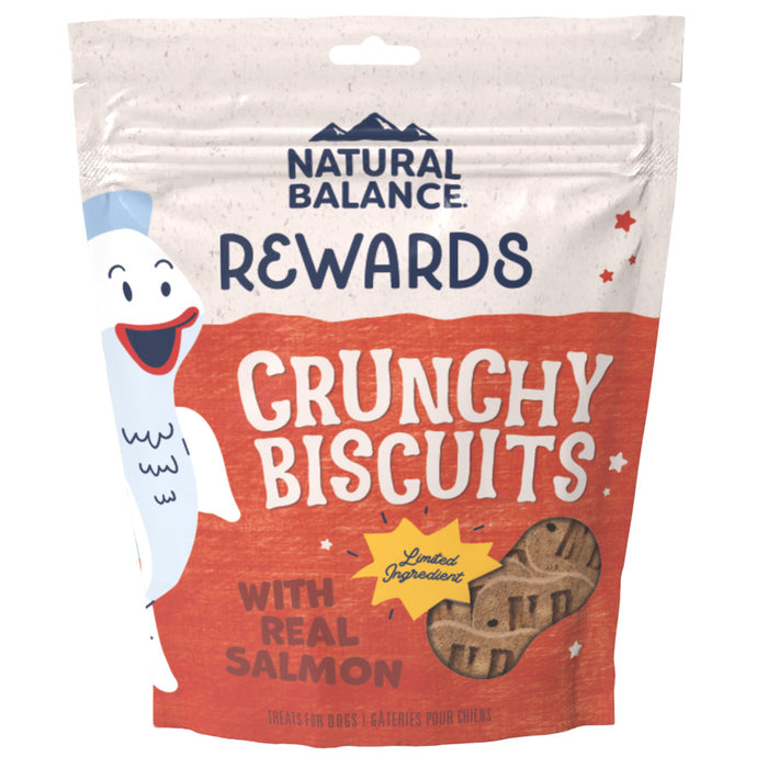 Natural Balance Pet Foods Rewards Crunchy Biscuits Dog Treats Salmon, 1ea/28 oz