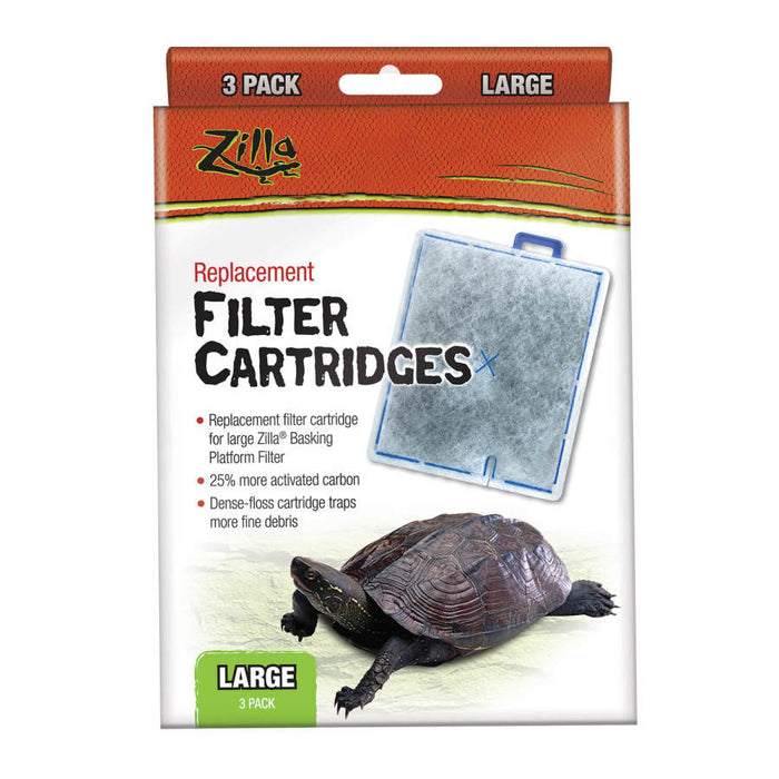 Zilla Replacement Filter Cartridges 1ea/Large, 3 pk