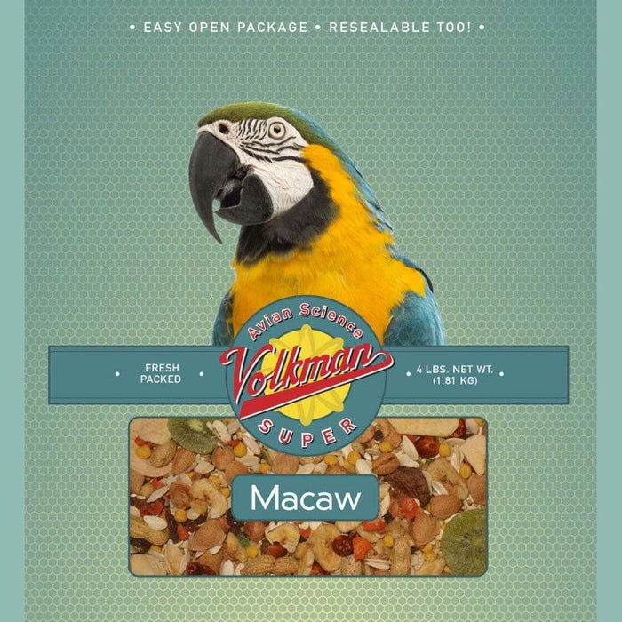 Volkman Seed Company Avian Science Super Macaw Bird Treat 1ea/20 lb