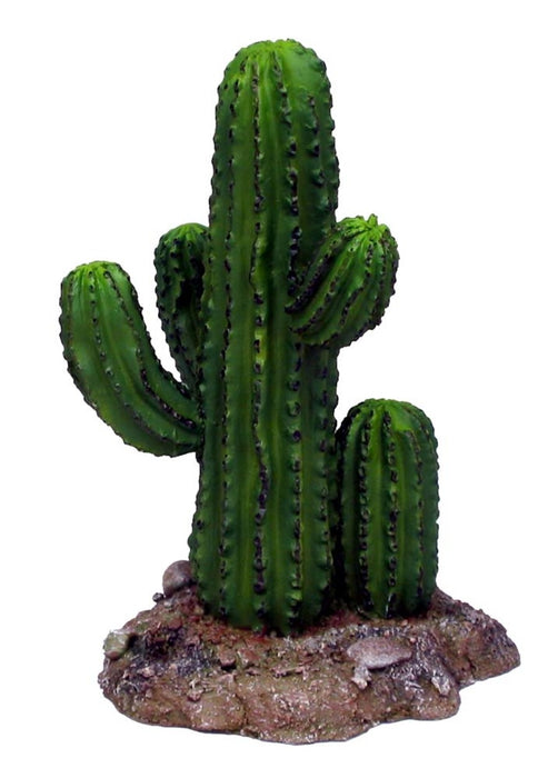 Weco Products Wecorama Badlands Saguaro Cactus Terrarium Ornament Brown, Green, 1ea/5.6 in, Short