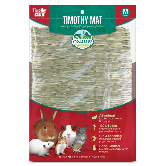 Oxbow Animal Health Timothy CLUB Timothy Hay Small Animal Mat