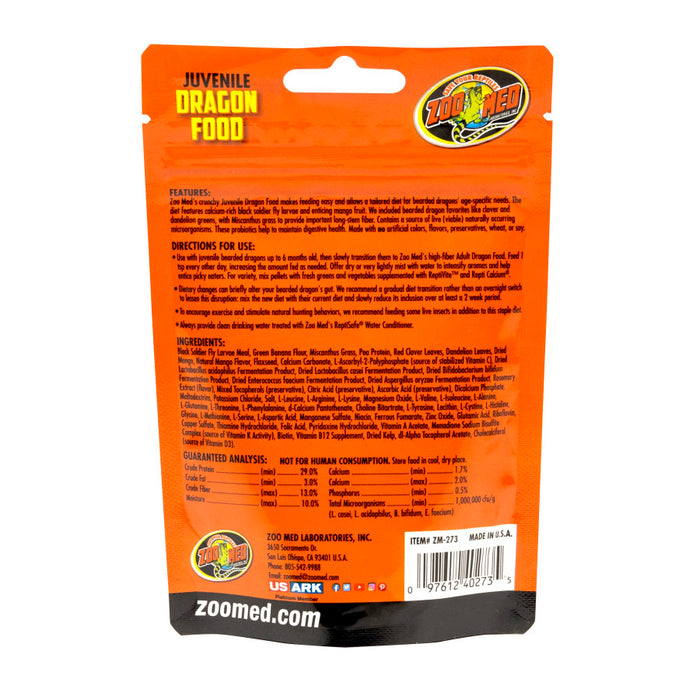 Zoo Med Juvenile High Protein Dragon Food 1ea/1 oz