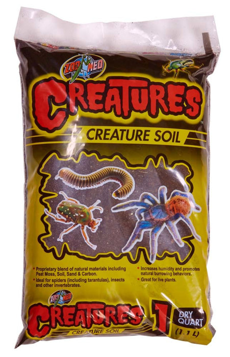 Zoo Med Creatures Creature Soil Black, 1ea/1 qt