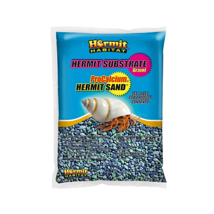 Hermit Habitat Terrarium Gravel Substrate Blue Lagoon, 1ea/5 lb