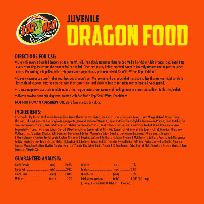 Zoo Med Juvenile High Protein Dragon Food 1ea/4.5 oz