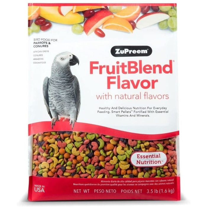 ZuPreem FruitBlend Bird Food Parrots & Conures, 1ea/3.5 lb