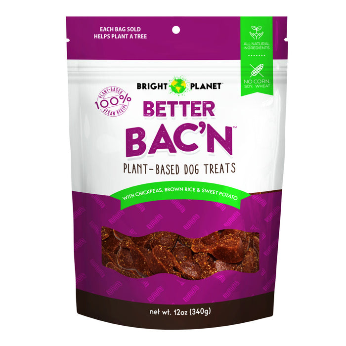 Bright Planet Pet Better Bac'n Dog Treat 1ea/12 oz