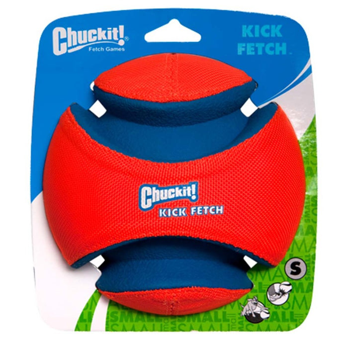 Chuckit! Kick Fetch Ball Dog Toy Blue/Orange, 1ea/SM