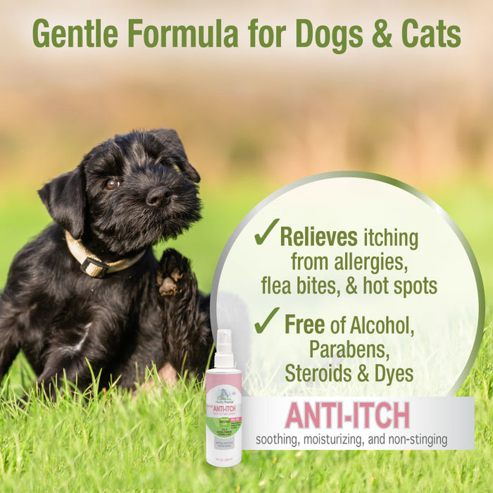 Four Paws Healthy Promise Pet Aid Fast-Acting Anti Itch Spray for Dogs & Cats Anti Itch, 1ea/8 Oz.