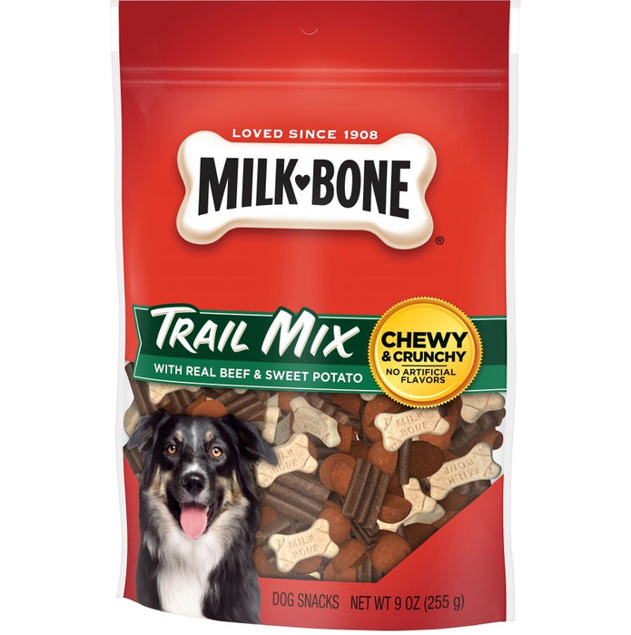 Milk-Bone Trail Mix Dog Treats Beef & Sweet Potato, 1ea/Mini, 9 oz