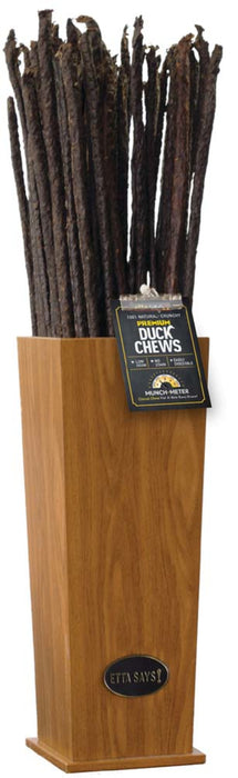 Etta Says! Premium Crunchy Duck Chew Dog Treat Display Duck, 18ea/3 ft