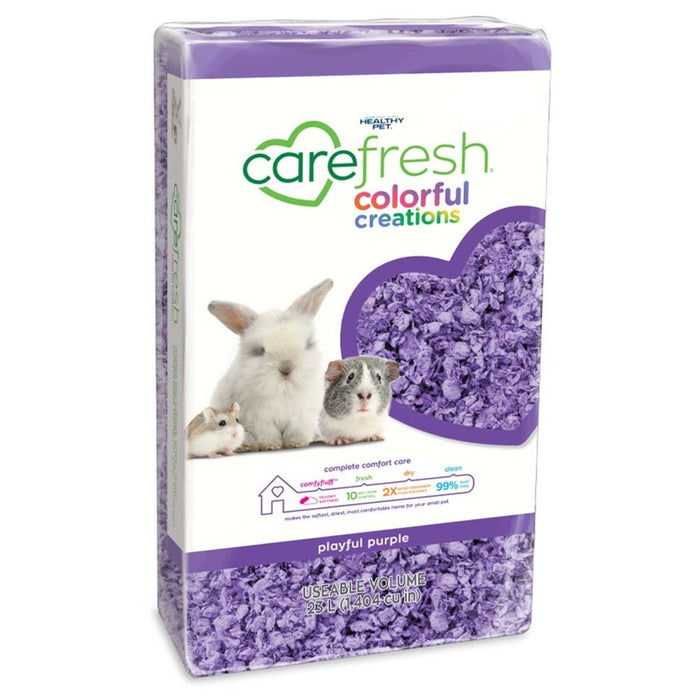 CareFRESH Colorful Creations Small Animal Bedding Playful Purple, 1ea/23 l