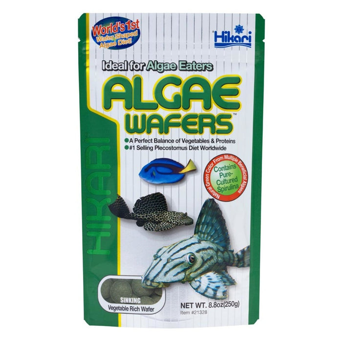 Hikari USA Algae Wafers Rapidly Sinking Wafer Fish Food 1ea/8.8 oz