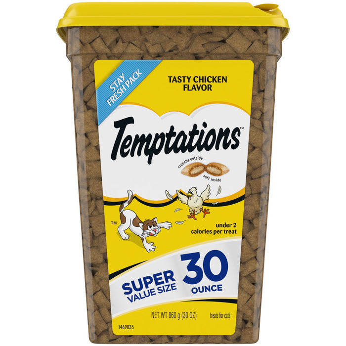 Temptations Classics Crunchy & Soft Adult Cat Treats Tasty Chicken, 1ea/30 oz