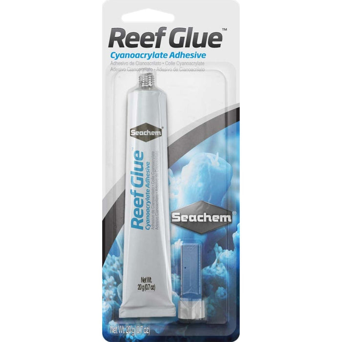 Seachem Laboratories Reef Glue Cyanoacrylate Adhesive Gel Clear, 1ea/20 g, 0.7 oz