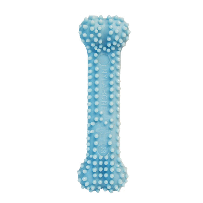 Nylabone Puppy Teething & Soothing Flexible Chew Toy Blue, 1ea/XS - Up To 15 lb