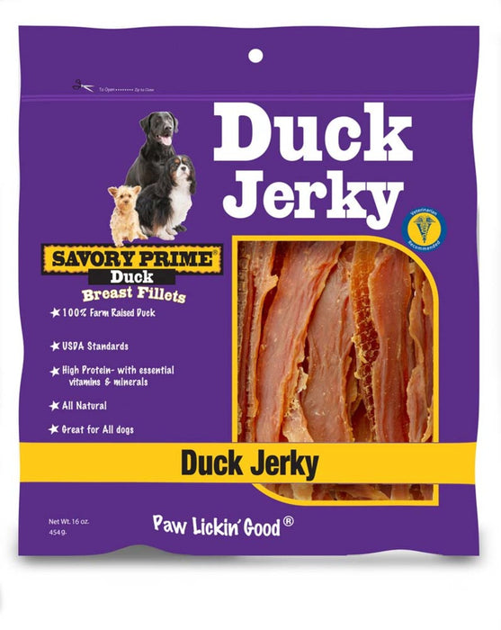 Savory Prime Natural Jerky Treats Duck, 1ea/16 oz