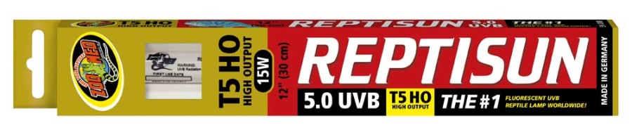 Zoo Med ReptiSun 5.0 UVB T5 HO High Output Linear Lamp White, 1ea/12 in