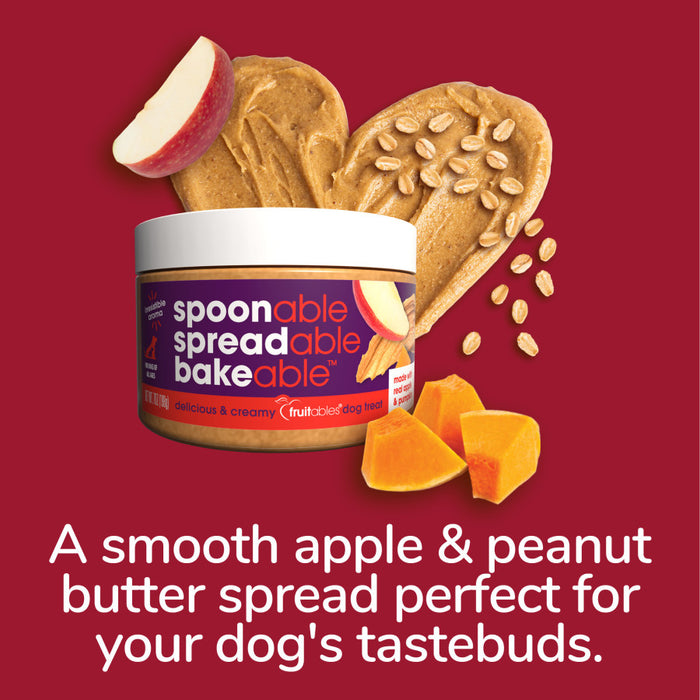 Fruitables Spreadables Creamy Dog Treat Real Apple and Pumpkin, 1ea/7 oz