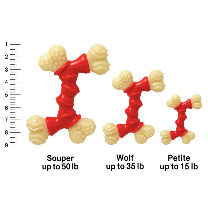 Nylabone Power Chew Double Bone Long Lasting Chew Toy for Dogs 1ea/XL - 50+ lb